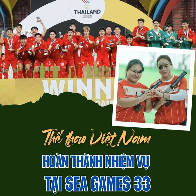 Việt Nam giành 87 Huy chương Vàng, xếp thứ ba tại SEA Games 33