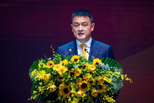 &Ocirc;ng Đặng Minh Trường - Th&agrave;nh vi&ecirc;n Hội đồng S&aacute;ng lập, Chủ tịch Hội đồng Quản trị Tập đo&agrave;n Sun Group ph&aacute;t biểu.