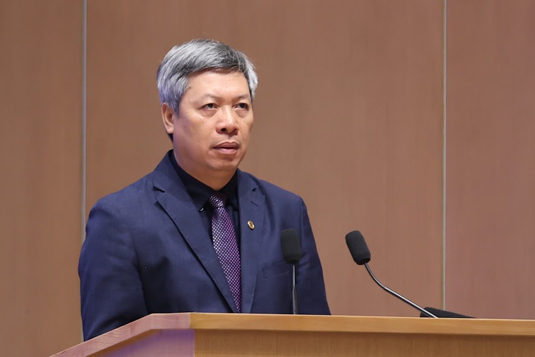 &Ocirc;ng Hồ Quang Bửu, Ph&oacute; Chủ tịch UBND th&agrave;nh phố Đ&agrave; Nẵng, chia sẻ kinh nghiệm ph&aacute;t triển dữ liệu mở phục vụ ph&aacute;t triển kinh tế số v&agrave; x&atilde; hội số của th&agrave;nh phố Đ&agrave; Nẵng - Ảnh: VGP/Nhật Bắc