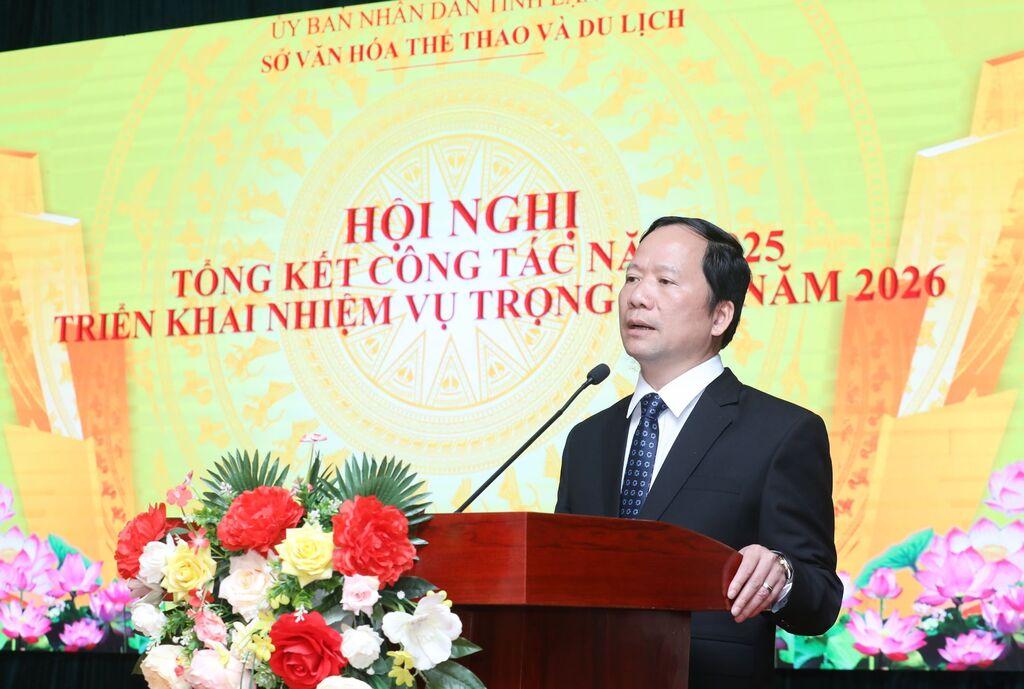 Gi&aacute;m đốc Sở Văn h&oacute;a, Thể thao v&agrave; Du lịch tỉnh Lạng Sơn Nguyễn Đặng &Acirc;n