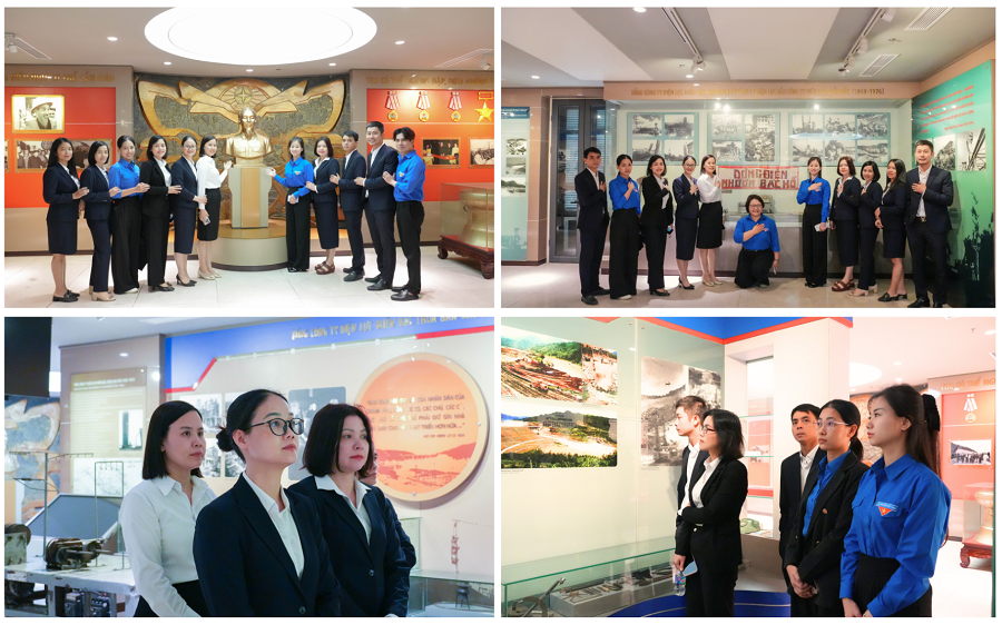 CBCNV NPSC tham quan, t&igrave;m hiểu chặng đường x&acirc;y dựng v&agrave; ph&aacute;t triển của Tổng c&ocirc;ng ty Điện lực miền Bắc