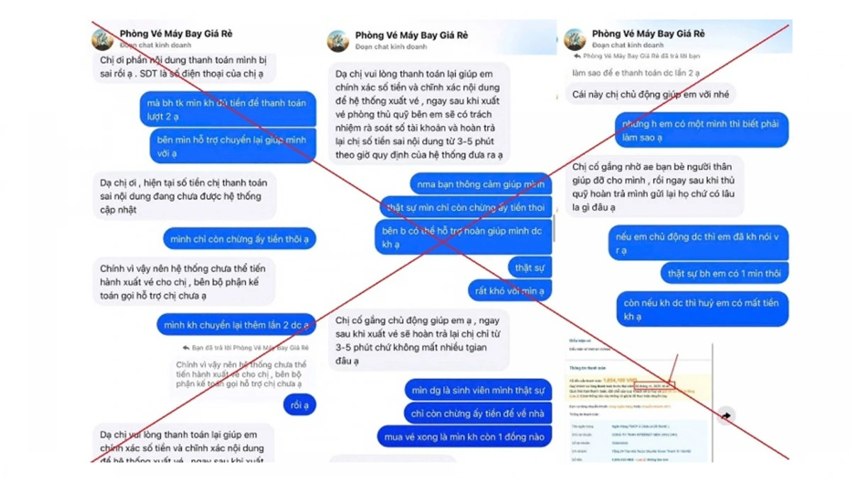 Gia tăng chiêu trò lừa đảo mua vé máy bay trực tuyến dịp Tết Nguyên đán