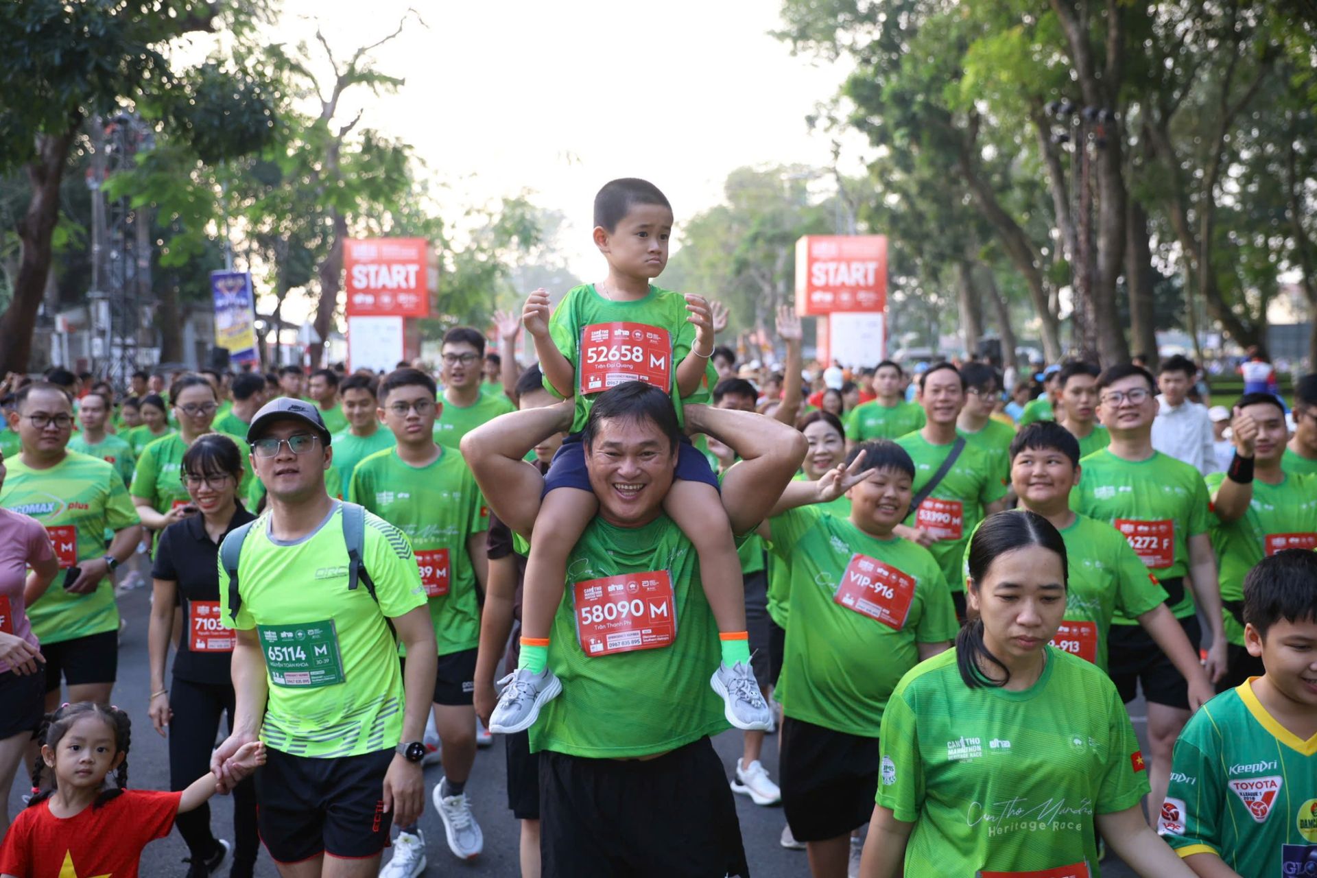Hơn 10.000 vận động viên trong và ngoài nước tranh tài tại Marathon quốc tế di sản Cần Thơ 2025
