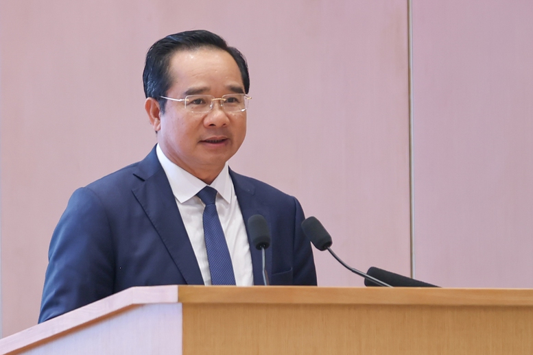 Chủ tịch UBND TPHCM Nguyễn Văn Được ph&aacute;t biểu tại Hội nghị - Ảnh: VGP/Nhật Bắc