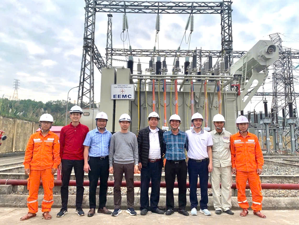 Đóng điện thành công Dự án nâng công suất MBA T1 TBA 110kV Cẩm Khê 2, tỉnh Phú Thọ