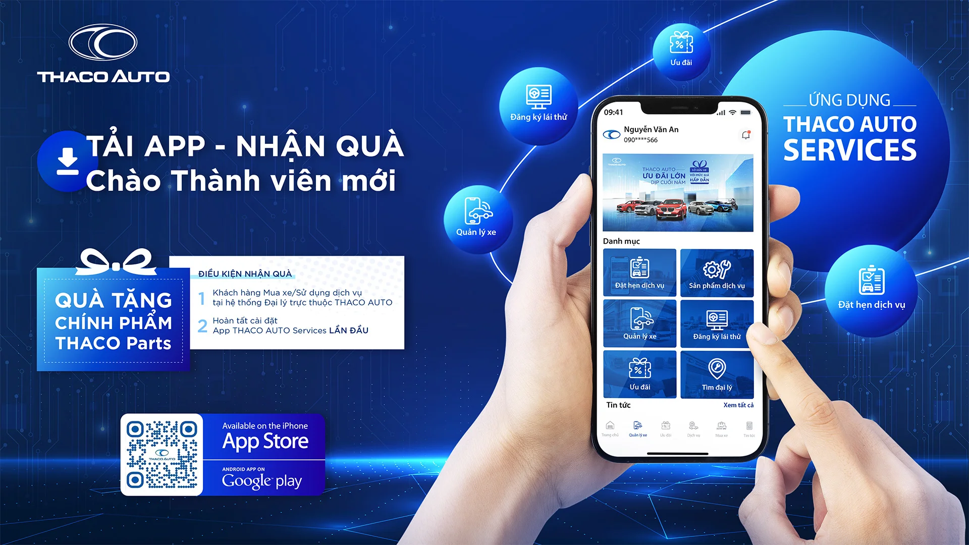 THACO AUTO Services - Ứng dụng số chăm sóc xe đa thương hiệu, nâng tầm trải nghiệm khách hàng