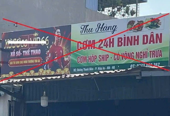 Không tiếp tay cho việc quảng cáo trang web cá độ, cờ bạc trực tuyến