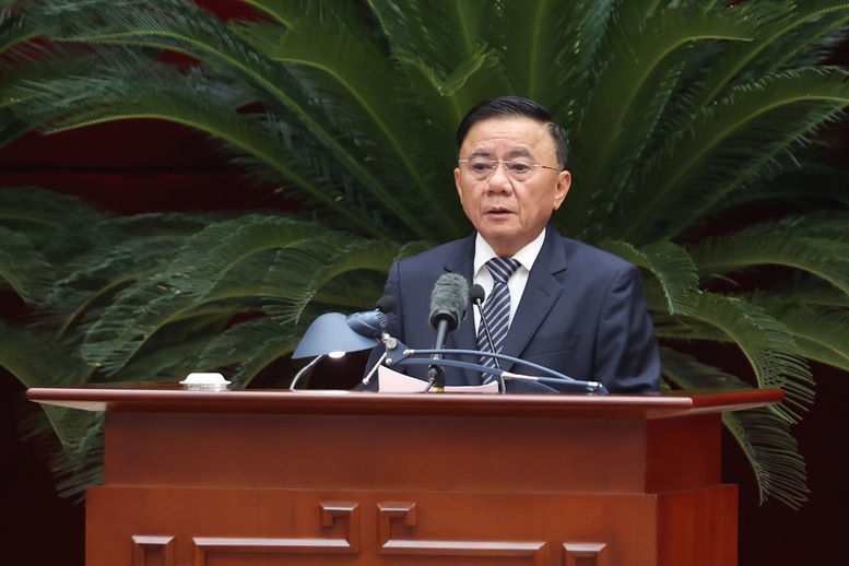 Thường trực Ban B&iacute; thư Trần Cẩm T&uacute; ph&aacute;t biểu - Ảnh: VGP/Nhật Bắc