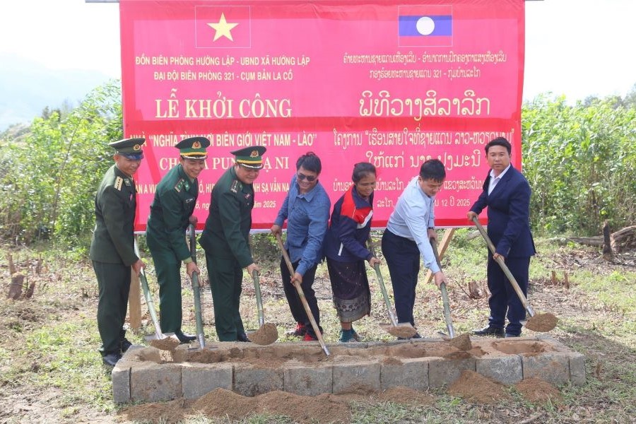 Quảng Trị: Xây dựng nhà “Nghĩa tình nơi biên giới Việt Nam - Lào” tại Savannakhet