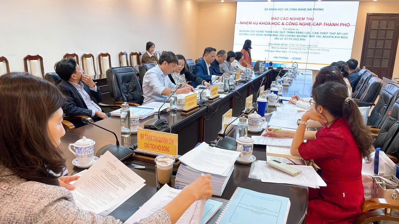 Nghiên cứu hoàn thiện quy trình sàng lọc, can thiệp thở áp lực dương cho bệnh nhân mắc hội chứng ngưng thở tắc nghẽn khi ngủ