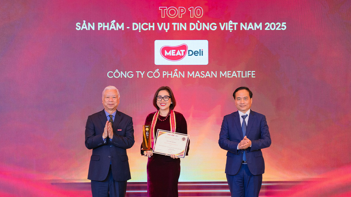 Thương hiệu MEATDeli vào Top Sản phẩm – Dịch vụ Tin Dùng Việt Nam 6 năm liên tiếp Thương hiệu MEATDeli vào Top Sản phẩm – Dịch vụ Tin Dùng Việt Nam 6 năm liên tiếp