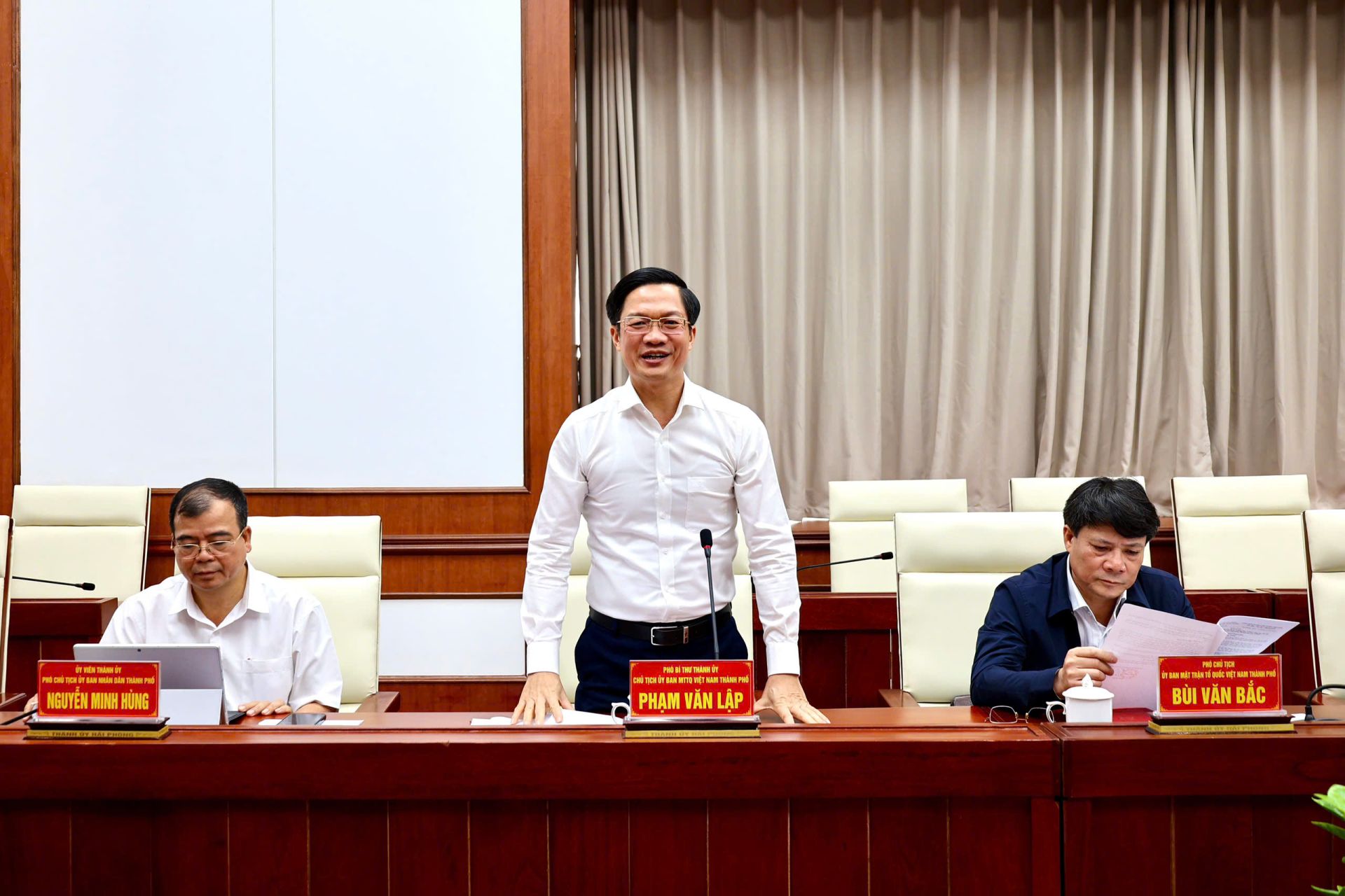 Hải Phòng: Tiếp và làm việc với Đoàn Chủ tịch Trung ương Hội Cựu Thanh niên xung phong