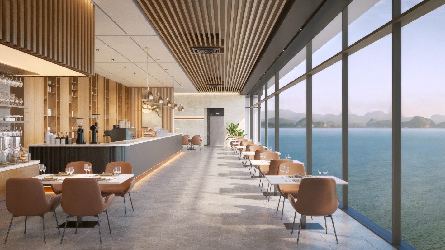 Dấu ấn quốc tế kh&ocirc;ng chỉ hiện diện tr&ecirc;n b&atilde;i biển, m&agrave; c&ograve;n lan tỏa b&ecirc;n trong t&ograve;a th&aacute;p đ&ocirc;i Aria Bay qua hệ sinh th&aacute;i hơn 100 tiện &iacute;ch cao cấp được bố tr&iacute; xuy&ecirc;n suốt nhiều cao độ. Mỗi tầng tiện &iacute;ch mang một chủ đề phong c&aacute;ch sống kh&aacute;c biệt, đ&oacute;ng vai tr&ograve; như những nhịp điệu ri&ecirc;ng trong bản giao hưởng sống động.