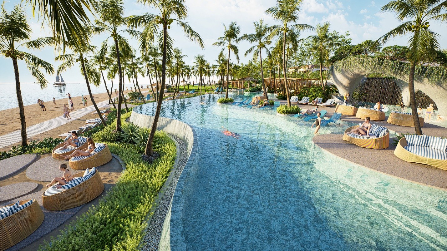 Chất sống quốc tế được dệt n&ecirc;n bởi hơn 98 tiện &iacute;ch thời thượng tại tổ hợp giải tr&iacute; ven biển Sailing Club Halong v&agrave; Soul Boutique Hotel Halong như Beach Bar, nh&agrave; h&agrave;ng cao cấp, hồ bơi trung t&acirc;m, hồ bơi Beach Club, khu vui chơi trẻ em, khu thể thao b&atilde;i biển với s&acirc;n pickleball, b&oacute;ng chuyền, golf Pitch & Putt&hellip;