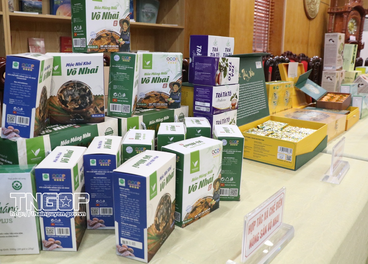 Thái Nguyên công nhận 29 sản phẩm, bộ sản phẩm công nghiệp nông thôn tiêu biểu năm 2025