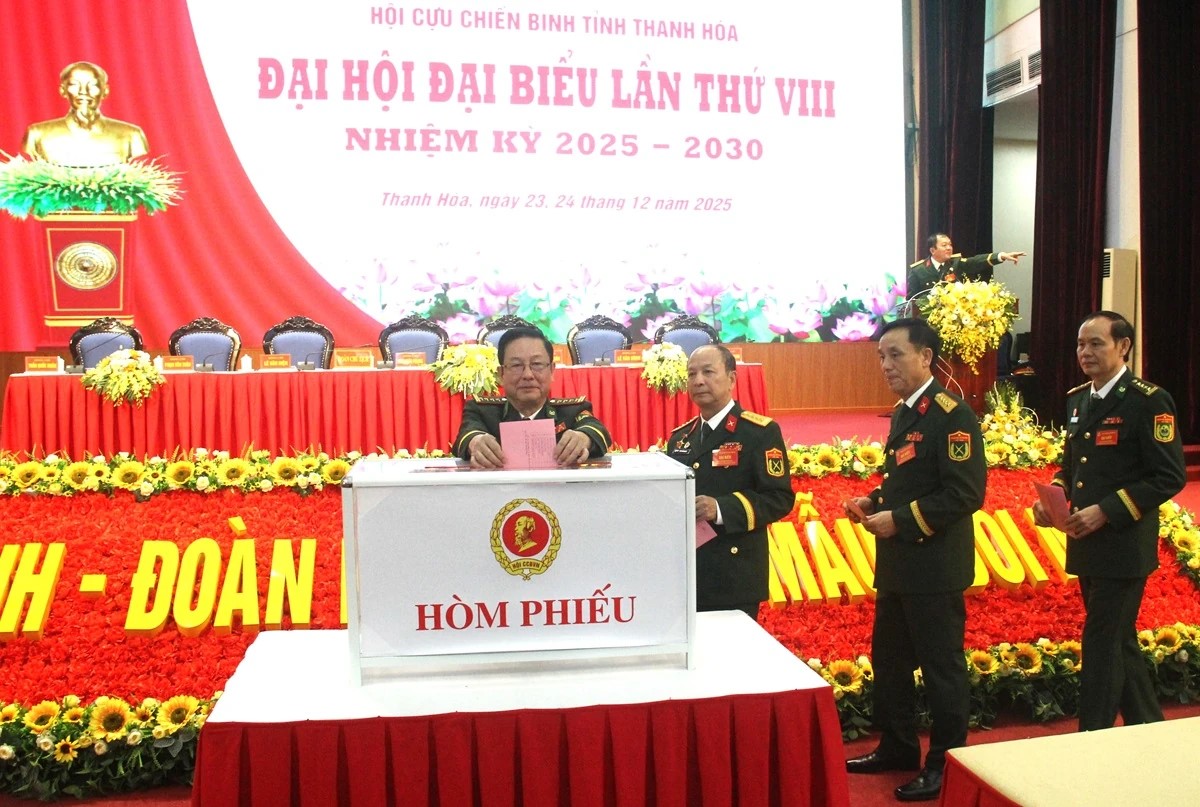 Đại hội đại biểu Hội Cựu chiến binh tỉnh Thanh Hóa lần thứ VIII hoàn thành phiên thứ nhất