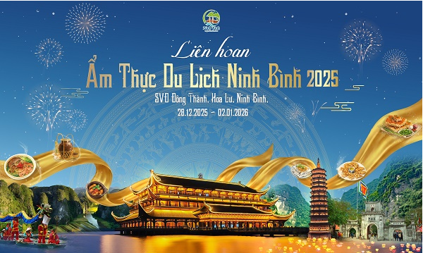 Ninh Bình tổ chức Liên hoan Ẩm thực Du lịch năm 2025 với chủ đề “Tinh hoa Ẩm thực miền Cố đô”