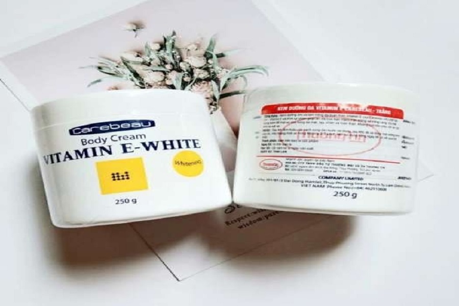 Sản phẩm Kem dưỡng da Vitamin E Carebeau &ndash; Trắng (Carebeau Cream Vitamin E - White) &ndash; Lọ 250g c&oacute; c&ocirc;ng thức kh&ocirc;ng đ&uacute;ng như hồ sơ đ&atilde; c&ocirc;ng bố