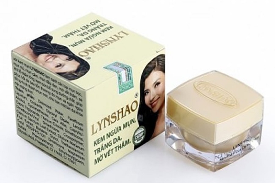 Thu hồi sản phẩm Kem trắng da, ngừa mụn, mờ vết th&acirc;m LYNSHAO &ndash; Hộp 1 lọ 12g chứa chất cấm