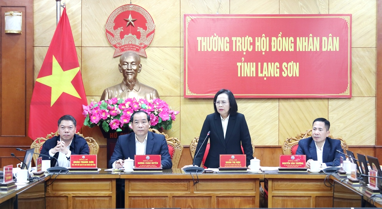 Chủ tịch HĐND tỉnh Lạng Sơn Đo&agrave;n Thị Hậu