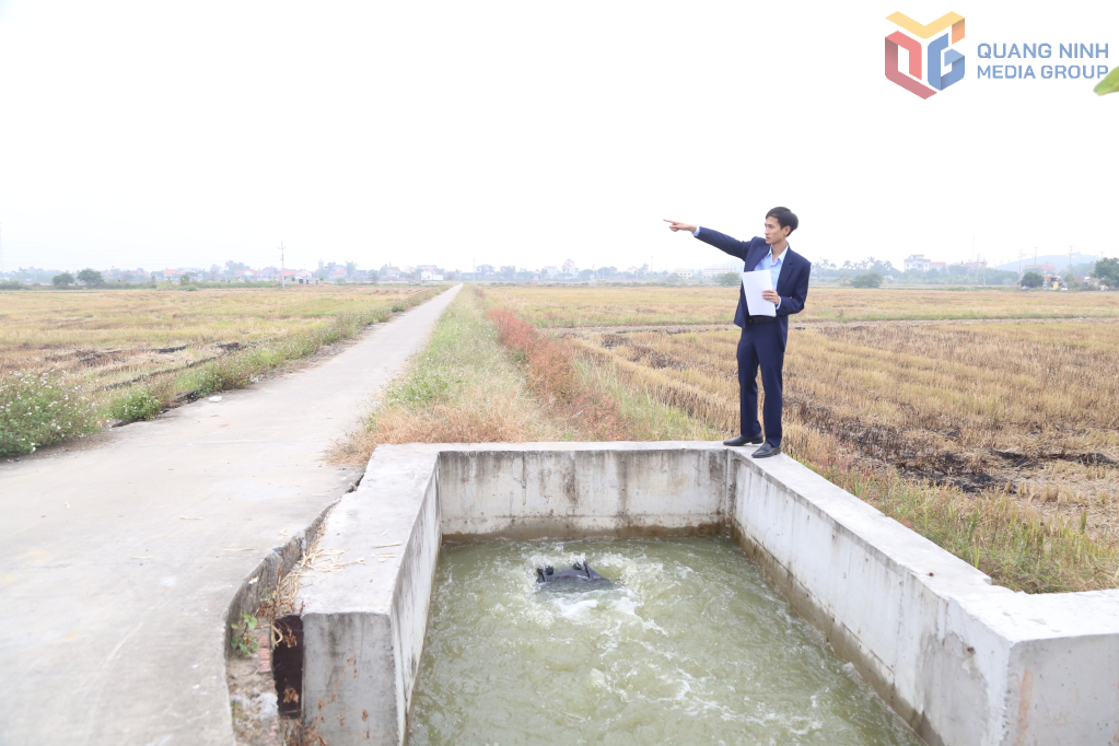 C&ocirc;ng tr&igrave;nh cải tạo trạm bơm tưới, ti&ecirc;u kết hợp Việt D&acirc;n 2 v&agrave; lắp đặt đường ống HĐPE trạm bơm tưới Đạm Thủy, phường Đ&ocirc;ng Triều