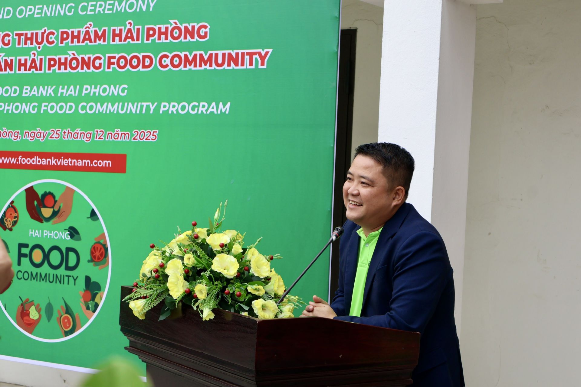 Ông Nguyễn Tuấn Khởi, Chủ tịch Mạng lưới Ngân hàng Thực phẩm Việt Nam phát biểu tại chương trình. Ông Nguyễn Tuấn Khởi, Chủ tịch Mạng lưới Ngân hàng Thực phẩm Việt Nam phát biểu tại chương trình.