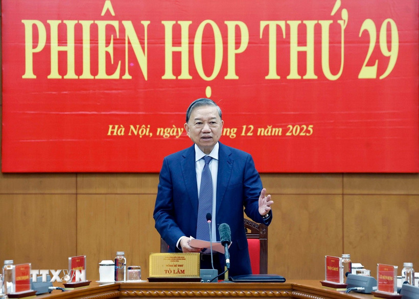 Phiên họp thứ 29 của Ban Chỉ đạo Trung ương về Phòng, chống tham nhũng, lãng phí, tiêu cực