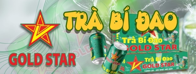 Tr&agrave; B&iacute; Đao Gold Star sản phẩm mới của C&ocirc;ng ty Cổ phần Tập đo&agrave;n Bia Rượu v&agrave; Nước Giải Kh&aacute;t Sao V&agrave;ng