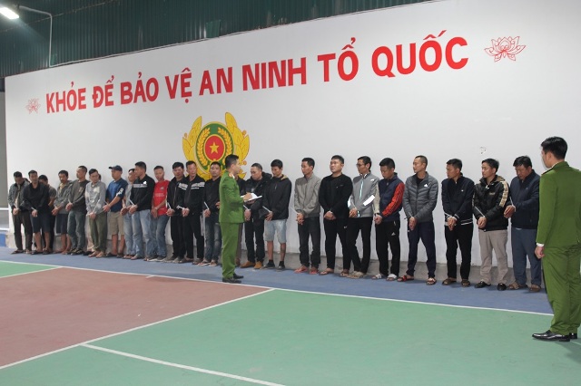 C&aacute;c đối tượng tại Cơ quan C&ocirc;ng an.