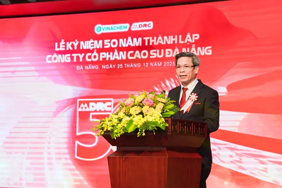 &Ocirc;ng L&ecirc; Ho&agrave;ng Kh&aacute;nh Nhựt, Tổng Gi&aacute;m đốc C&ocirc;ng ty CP Cao su Đ&agrave; Nẵng ph&aacute;t biểu