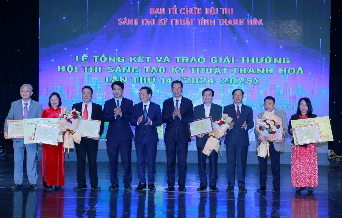 Tổng kết và trao giải Hội thi Sáng tạo kỹ thuật Thanh Hóa lần thứ XIV, năm 2024 -2025