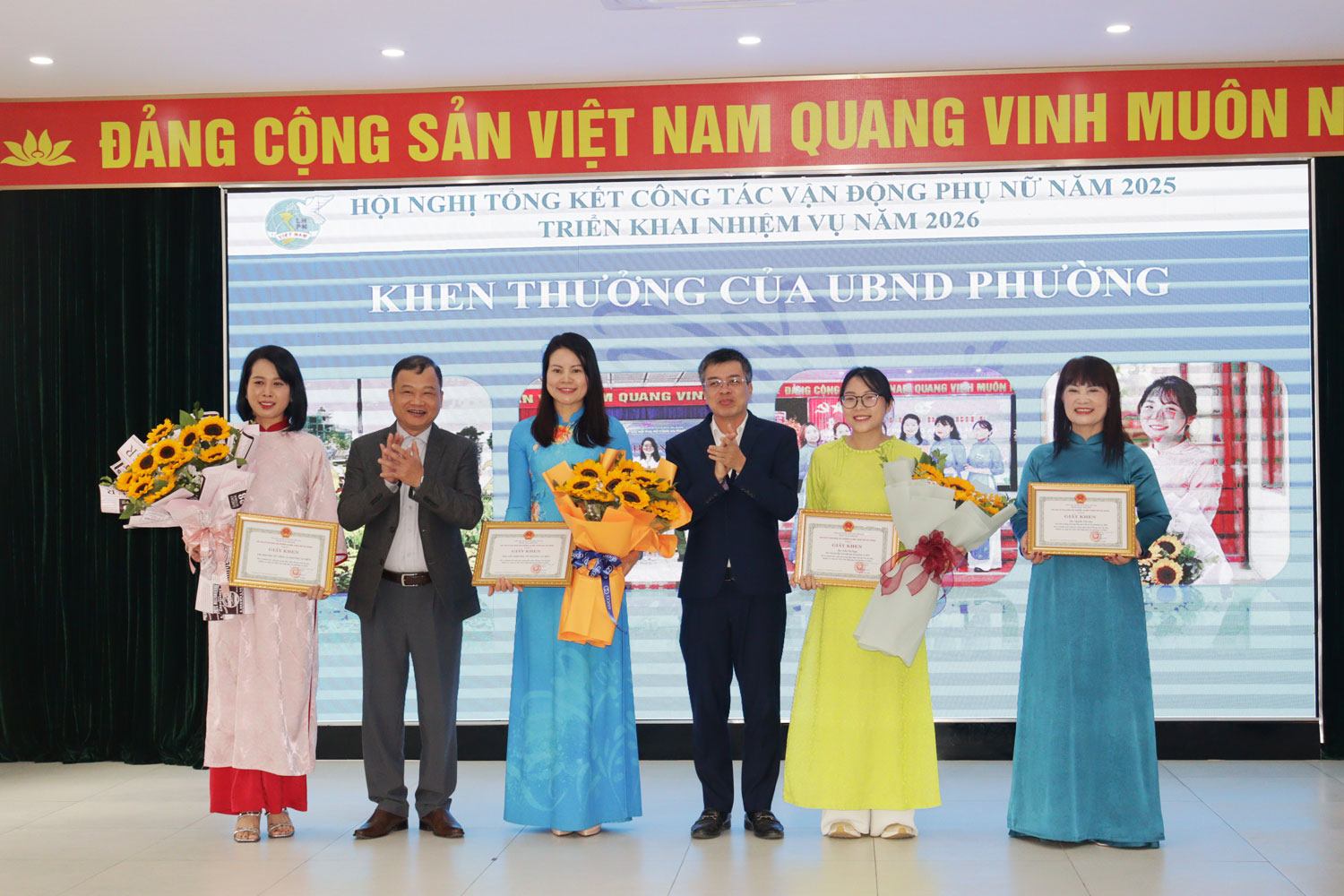 Hội LHPN phường An Biên biểu dương, khen thưởng các tập thể, cá nhân hoàn thành xuất sắc nhiệm vụ năm 2025