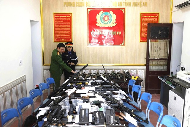 Tang vật chuy&ecirc;n &aacute;n thu giữ.