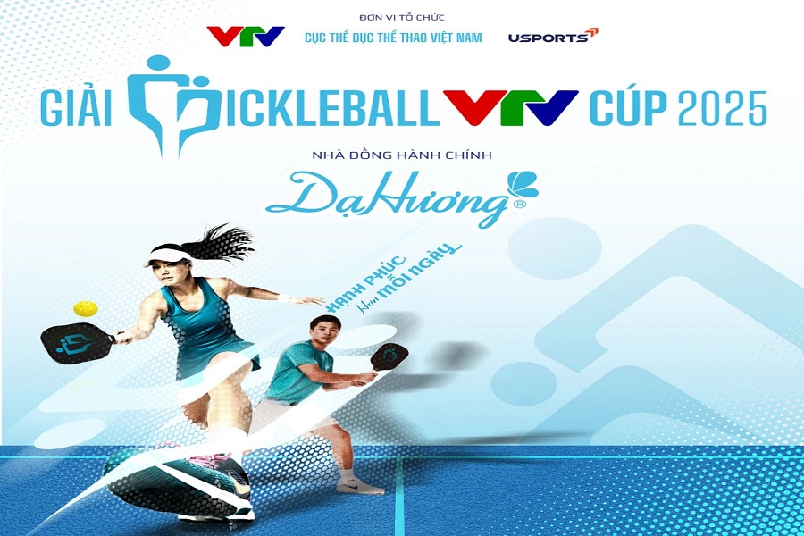 Dạ Hương l&agrave; nh&agrave; đồng h&agrave;nh ch&iacute;nh của Giải Pickleball VTV Cup 2025 (Ảnh: BTC).