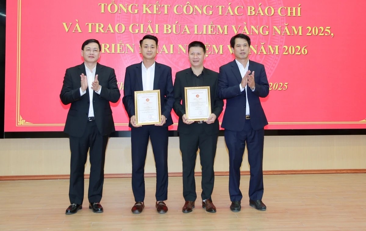 Thanh Hóa: Tổng kết công tác báo chí và trao Giải Búa liềm vàng năm 2025