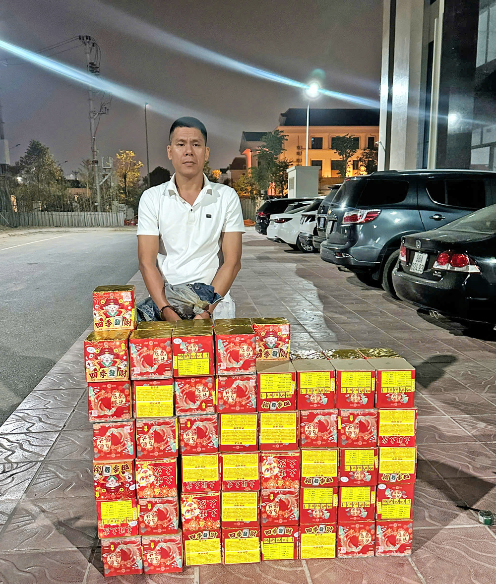 Công an tỉnh Bắc Ninh khởi tố đối tượng buôn bán hơn 130 kg pháo nổ