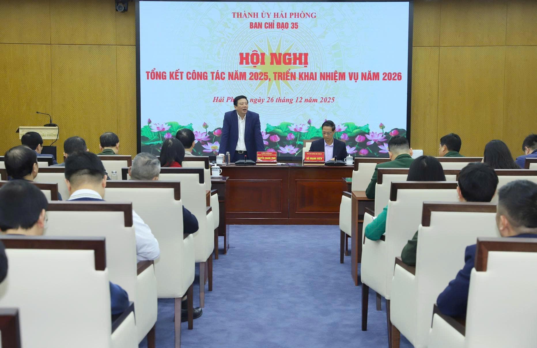 Ban Chỉ đạo 35 Thành ủy Hải Phòng: Quyết tâm giữ vững trận địa tư tưởng, hướng tới Đại hội Đảng các cấp