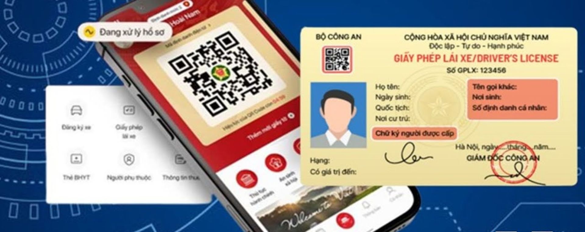 Giải pháp xuất trình giấy phép lái xe điện tử qua ứng dụng VNeTraffic khi chờ cấp bản cứng dạng thẻ PET