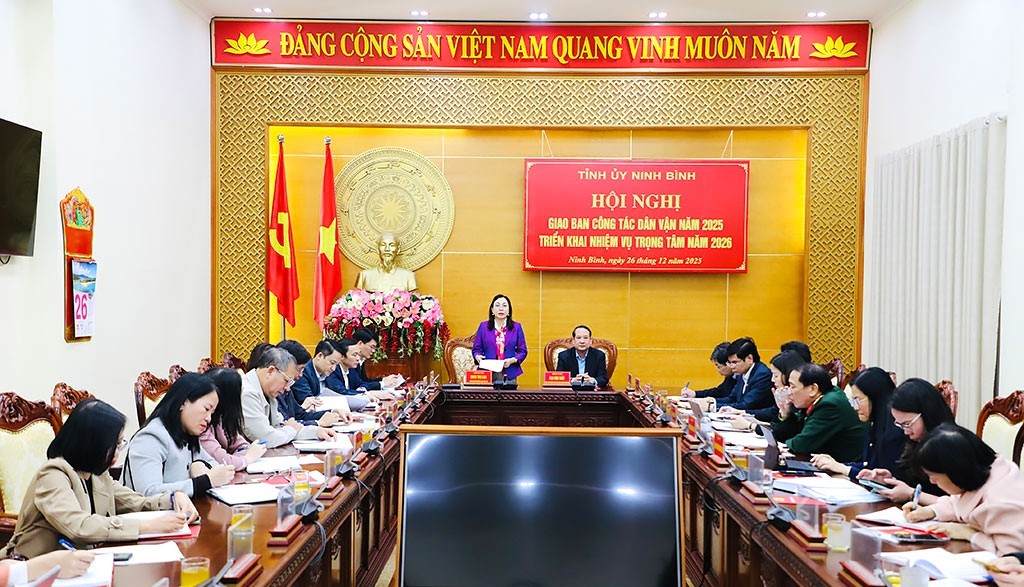 Ninh Bình tăng cường công tác dân vận, góp phần thực hiện thắng lợi nhiệm vụ chính trị