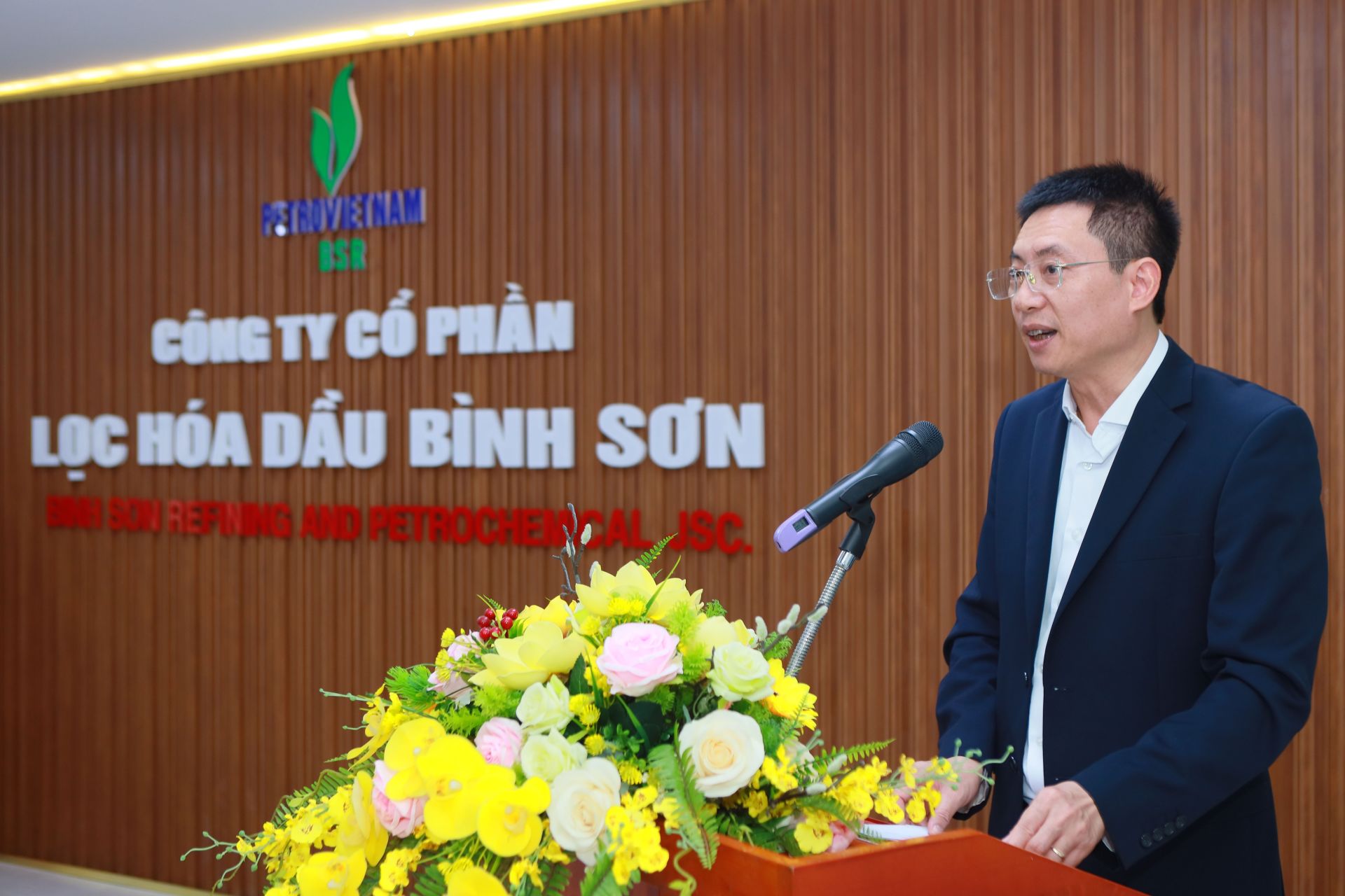 Ph&oacute; Tổng Gi&aacute;m đốc BSR Mai Tuấn Đạt ph&aacute;t biểu khai mạc tại Hội nghị