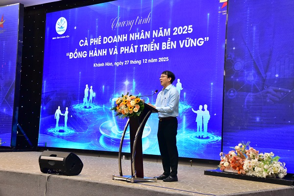 &Ocirc;ng Nguyễn Thanh H&agrave;- Tỉnh ủy vi&ecirc;n, Ph&oacute; Chủ tịch UBND tỉnh ph&aacute;t biểu khai mạc