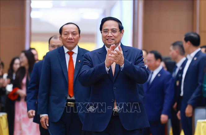 Thủ tướng Phạm Minh Ch&iacute;nh đến dự Hội nghị to&agrave;n quốc triển khai nhiệm vụ năm 2026 của Ng&agrave;nh Văn ho&aacute;, Thể thao v&agrave; Du lịch. Ảnh: Dương Giang/TTXVN