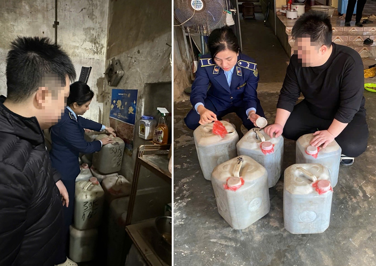 Tuyên Quang: Phát hiện và buộc tiêu hủy 200 lít nước mắm không rõ nguồn gốc xuất xứ