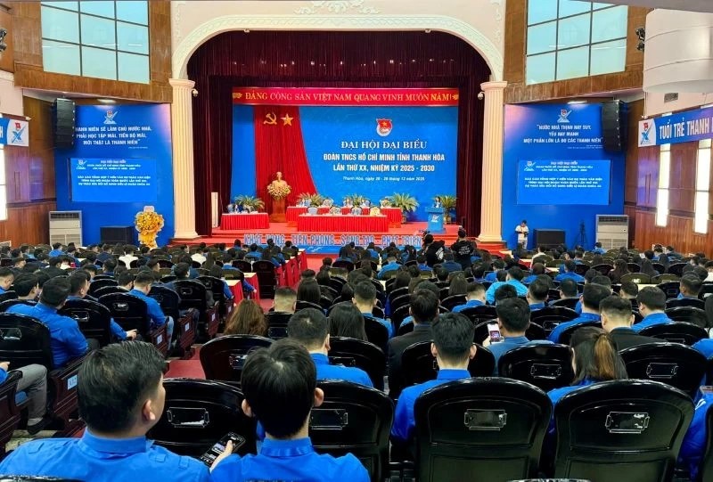 Phiên thứ nhất Đại hội đại biểu Đoàn TNCS Hồ Chí Minh tỉnh Thanh Hoá lần thứ XX, nhiệm kỳ 2025-2030