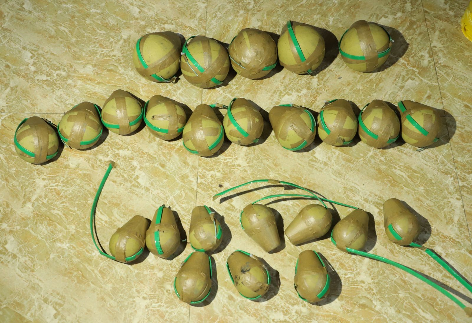 Số ph&aacute;o hoa nổ bị bắt giữ