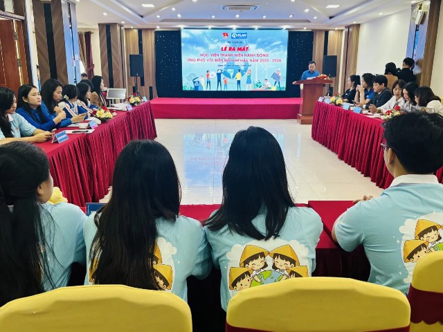 Ra mắt mô hình học viện thanh niên tiên phong ứng phó với biến đổi khí hậu tại Quảng Trị