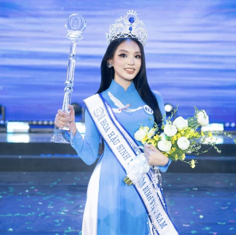 Người đẹp Nguyễn Phương Thanh đăng quang Hoa hậu Sinh vi&ecirc;n Ho&agrave; b&igrave;nh Việt Nam 2025.