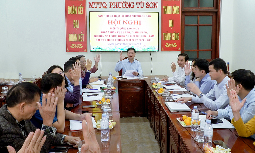 Bắc Ninh: Hoàn thành hội nghị hiệp thương lần thứ nhất