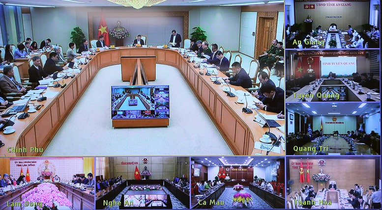 C&aacute;c địa phương tham dự cuộc họp - Ảnh: VGP/Minh Kh&ocirc;i