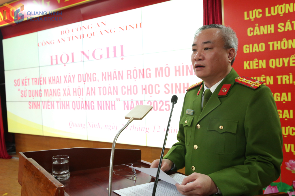 L&atilde;nh đạo C&ocirc;ng an tỉnh Quảng Ninh thống nhất c&aacute;c nội dung triển khai trong thời gian tới